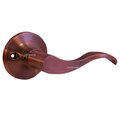 Constructor Prelude Dummy Right Lever Door Lock with Knob Handle Lockset- Antique Copper CON-PRE-AC-DM-R